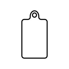 Cutting board line icon