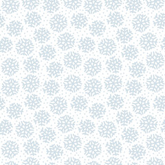 Seamless background with snowflakes. Winter holidays theme, texture for Christmas and New Year.