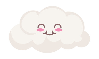 kawaii cloud icon