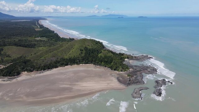 The Pugu, Gondol, Siar and Pandan Beaches of Lundu area at the most southern part of Sarawak and Borneo Island