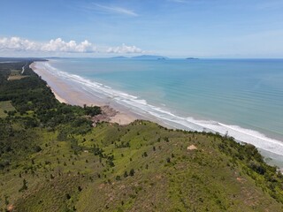 The Pugu, Gondol, Siar and Pandan Beaches of Lundu area at the most southern part of Sarawak and...