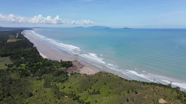 The Pugu, Gondol, Siar and Pandan Beaches of Lundu area at the most southern part of Sarawak and Borneo Island