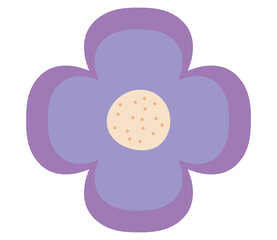 purple flower icon