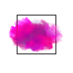 Digital image of watercolor stain brush