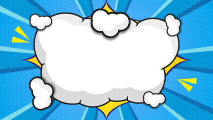 pop art cartoon background