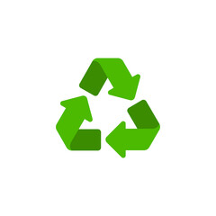 Obraz premium recycle logo icon design template vector