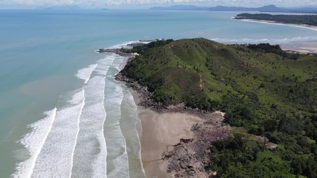 The Pugu, Gondol, Siar and Pandan Beaches of Lundu area at the most southern part of Sarawak and Borneo Island