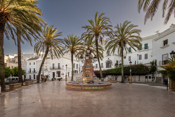 Plaza de España en Vejer de la Frontera, Cadiz España © JBS