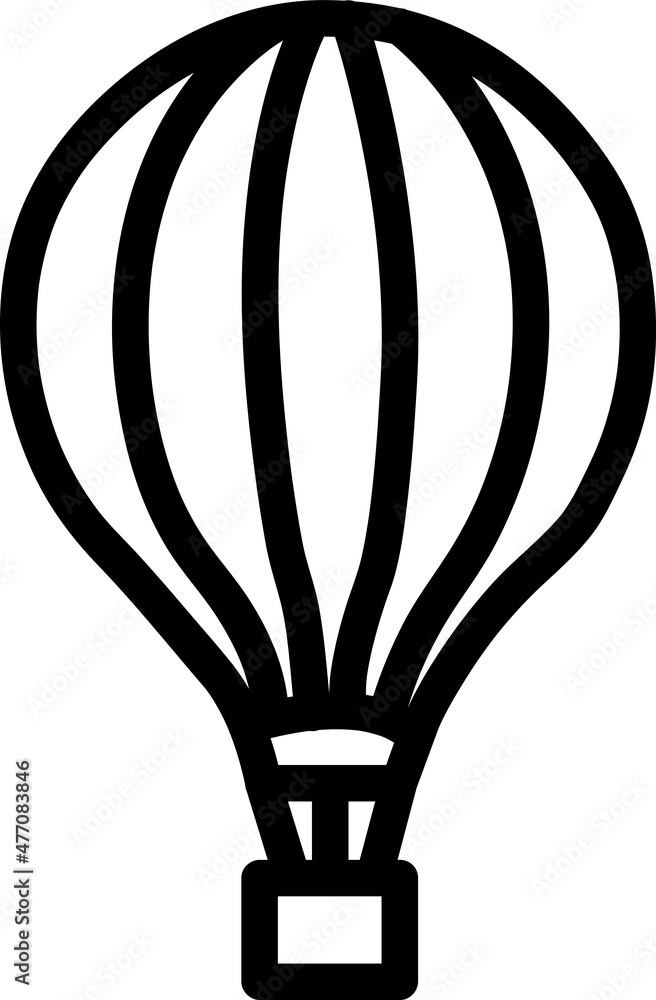 Poster balloon icon in trendy flat style isolated on background..eps
