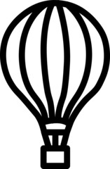 Balloon icon in trendy flat style isolated on background..eps