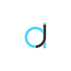 AJ or Ja logo design illustration 