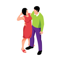 Couple In Love Composition