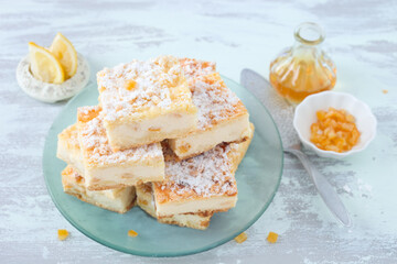 Streusel- Orange- Käsekuchen