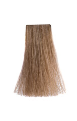 dyed hair curls isolated