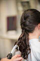 Fototapeta premium Coiffure de mariage