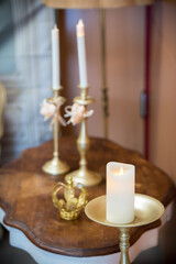 Décoration de table de mariage, baroque, romantique