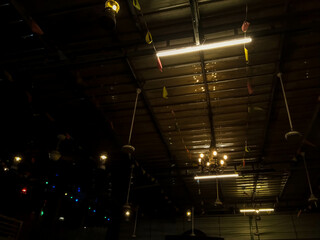 Lights in a bistro