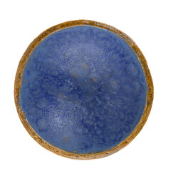 Blue ceramic bowl