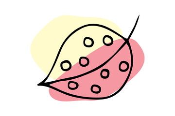 Trendy Abstract background with Shapes and floral element in Neutral Tones. Modern geometric vector for create stationary, Wrappers, posters, blogs, wallpapers. Vector illustration.