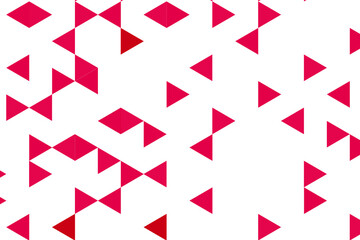 Polygonal red mosaic background. Abstract low poly vector illustration. Triangular pattern, copy space. Template geometric business design with triangle for poster, banner, card, flyer