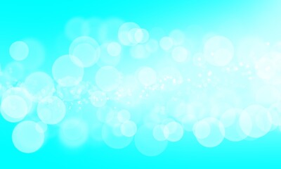 Colorful blue Bokeh. Abstract Background	
