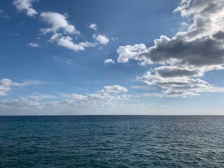 Naklejka na ściany i meble sea horizon, sea and sky horizon background