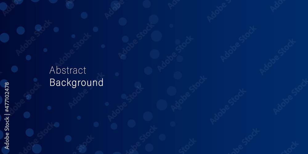 Poster blue abstract gradient background. navy blue background with spiral dotted. blank backdrop with circ