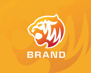 Tiger logo. Tiger logo for sale. Tiger mascot logo, vector design.