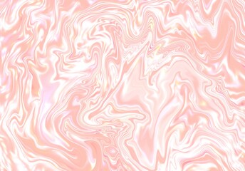 pink shell Mermaid Marbling