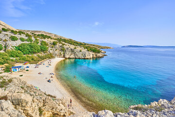 Fototapeta premium Crystal clear water at beach 