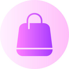 shopping bag gradient icon