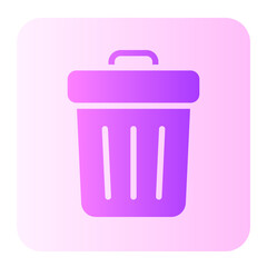 delete gradient icon