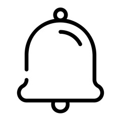 bell line icon