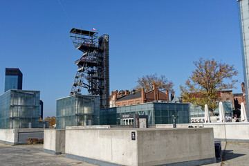 Obraz premium old coal mining areal in katowice