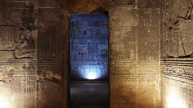 Dendera temple or Temple of Hathor. Egypt. Dendera, Denderah, is a small town in Egypt. Dendera Temple complex, one of the best-preserved temple sites from ancient Upper Egypt.