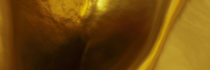 3D abstract gold background. Golden texture.