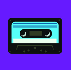 audio cassette vector