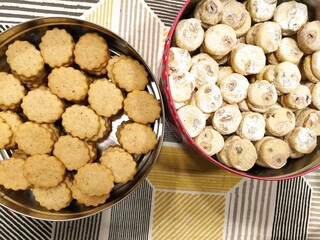 Traditional czech european christmass candy sweets baking cakes