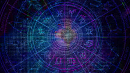 Astrology Horoscope Pattern Texture Background , Graphic Design