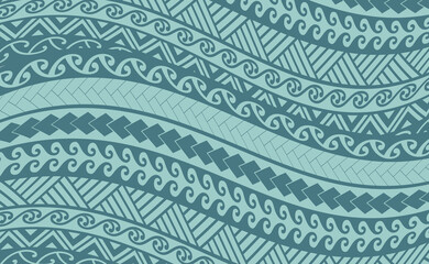 polynesian maori pattern vector illustration wallpaper tile tatto design wave  tribal 문신도안 건대타투 마오리