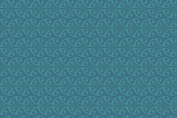 polynesian maori pattern vector illustration wallpaper tile wave thick