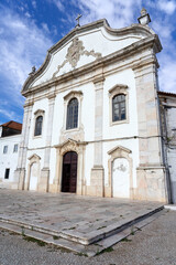 Fototapeta na wymiar Sao Francisco convent in the marble village of Estremoz in Alentejo region in Portugal.