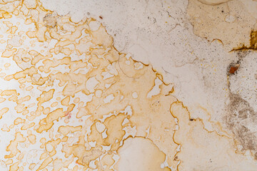 texture of a dirty stain on the surface of a gas stove