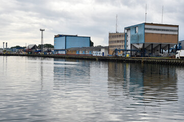 view of the harbor in wladyslawowo