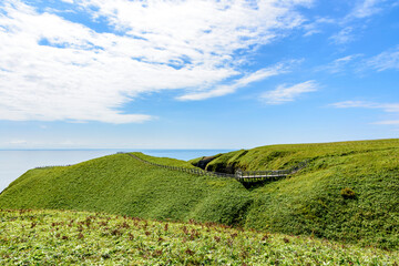 Obraz premium 道東の岬 涙岬 