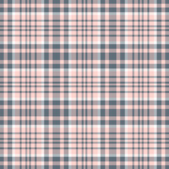 Plaid seamless pattern. Vector background of textile ornament. Flat fabric design.