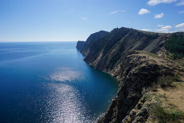 Rocky coast of Olkhon island