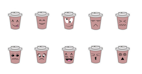 Coffee stickers 
