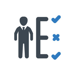 Business decision making icon