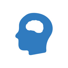 Brain brainstorming human icon